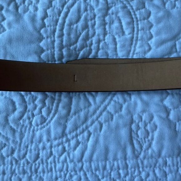 vintage snakeskin belt with bakelite and gold tone buckle - Picture 6 of 6